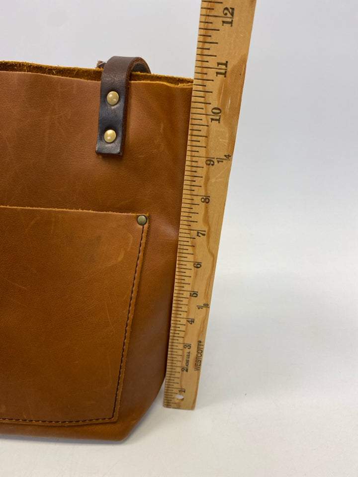 Portland Leather Goods Brown Leather Handbag
