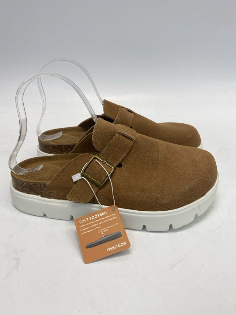 NWT Project Cloud US Shoe Size 9 Camel Clogs