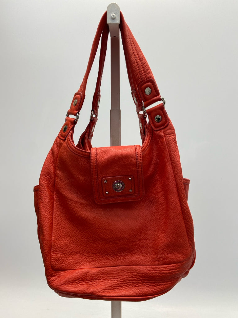 Marc Jacobs Dark Coral Silver Accent(s) Handbag