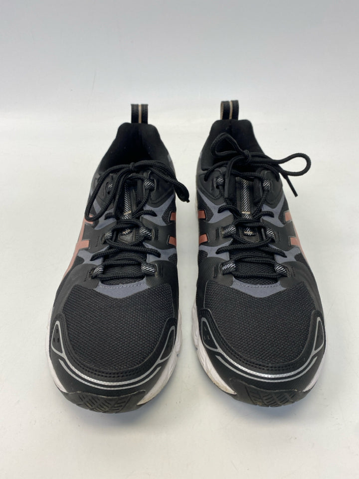 Asics  Size 11.5 Black Lace-up Sneakers