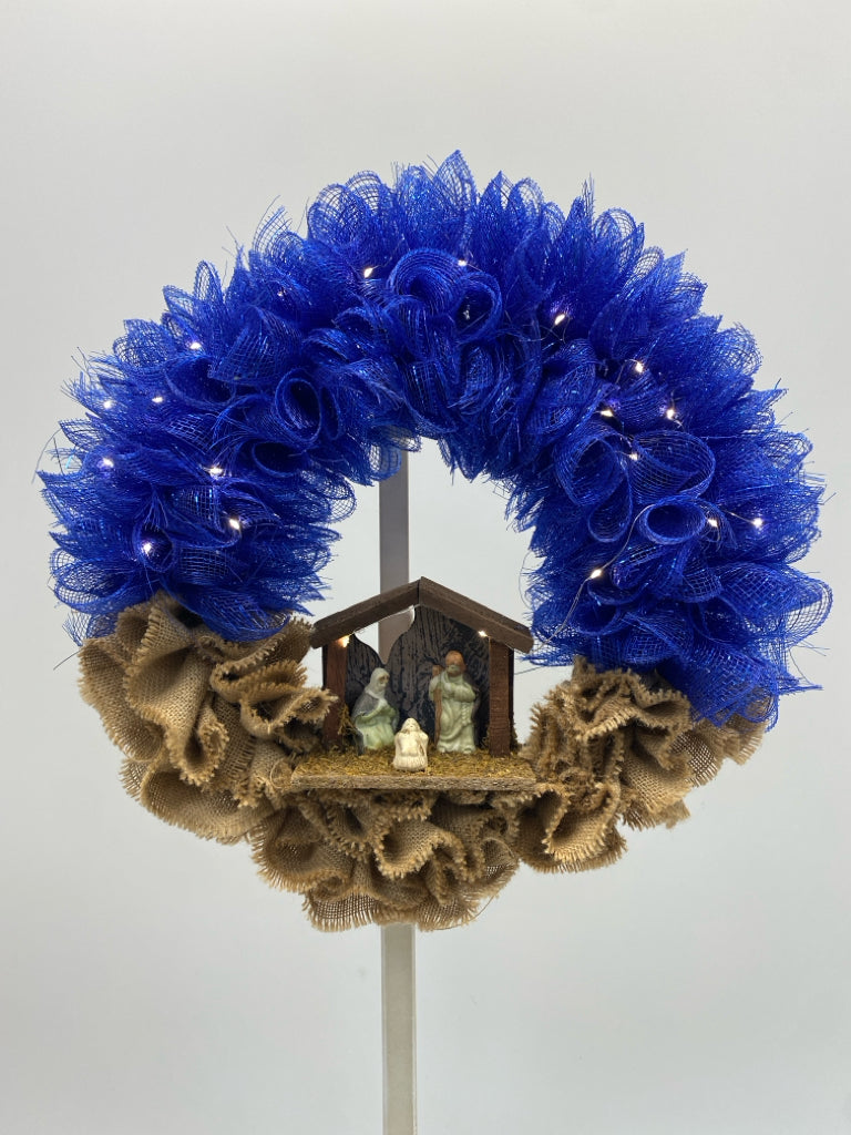 Royal Blue Blue Lit Christmas