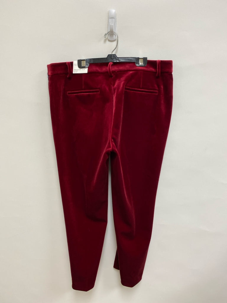NWT LOFT Size 14P Red Petite Pants