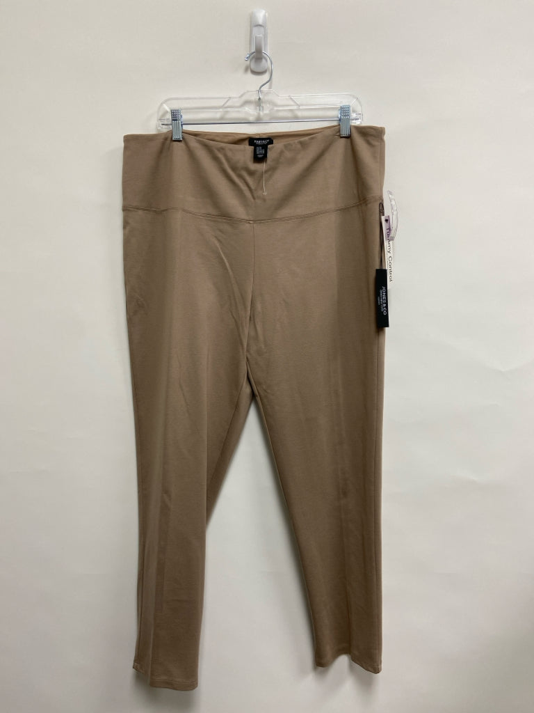 NWT Jones New York  SIZE  2X Tan Plus Size Leggings