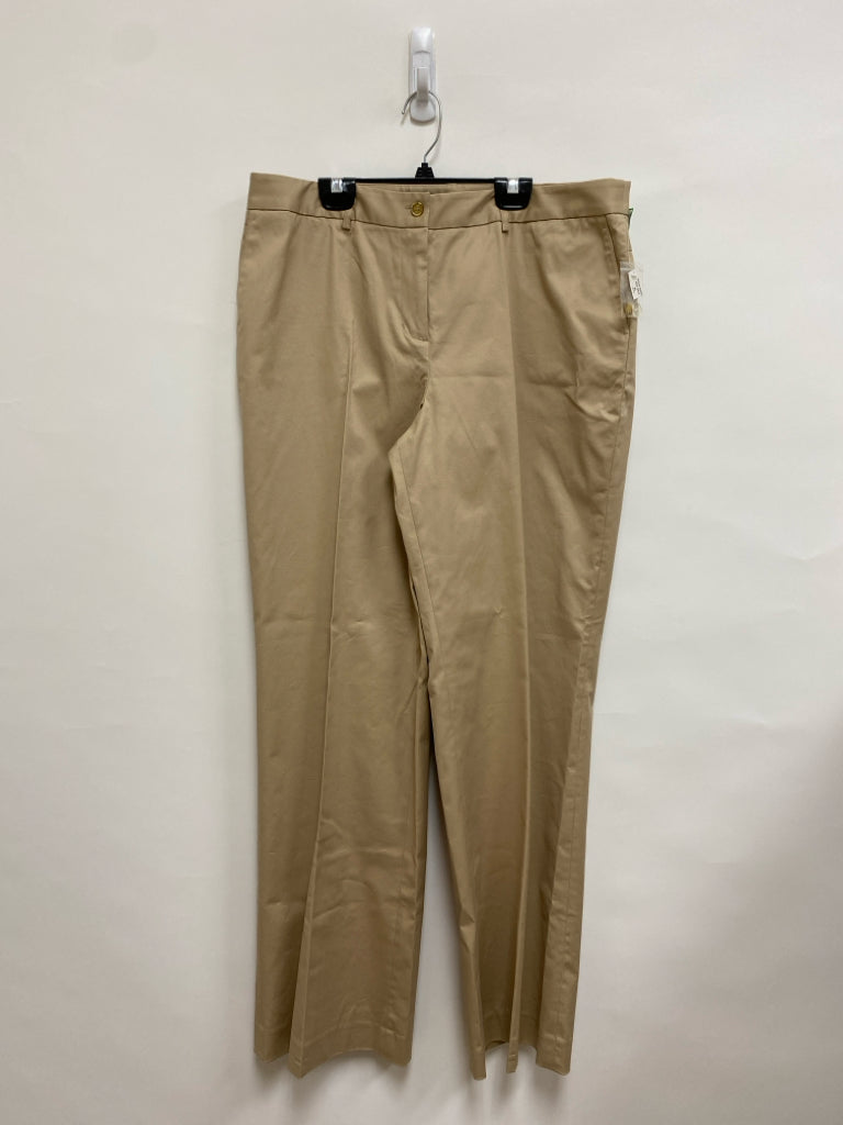 NWT Size 14 Khaki Wide Leg Ladies Pants