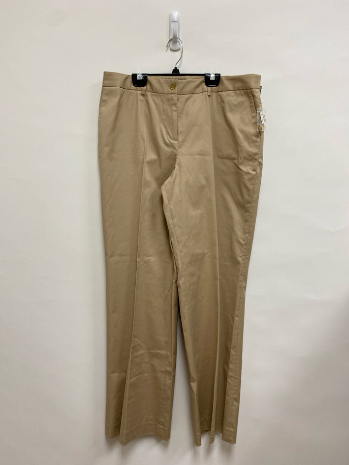 NWT Size 14 Khaki Wide Leg Ladies Pants