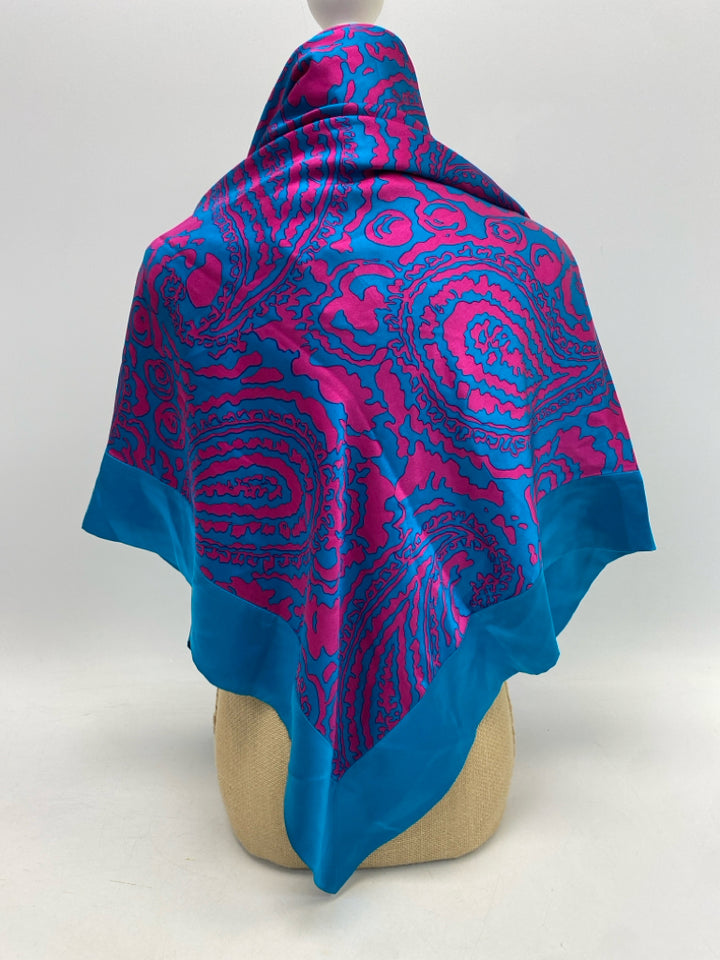 Carlisle Turquoise Fuchsia Scarf
