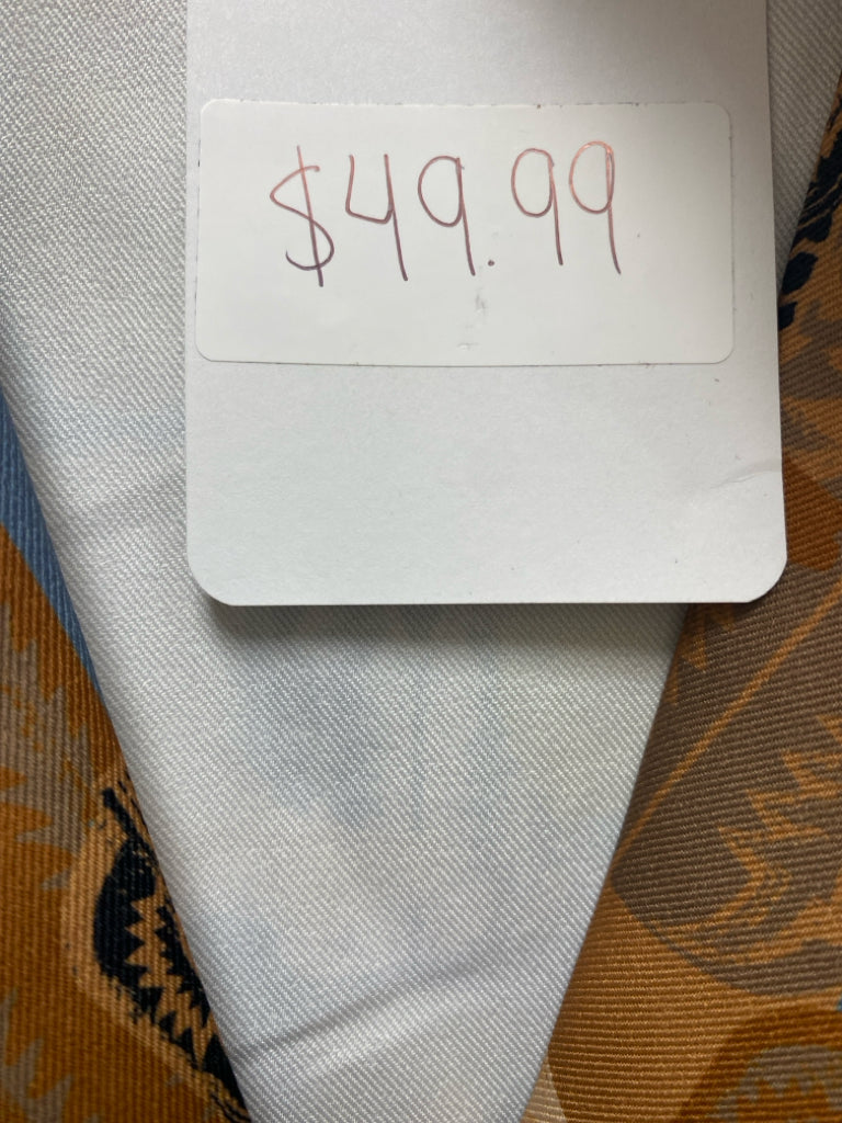 NWT Size S Brown/Black Slate Blue Cowboy Short Sleeve Ladies Dress