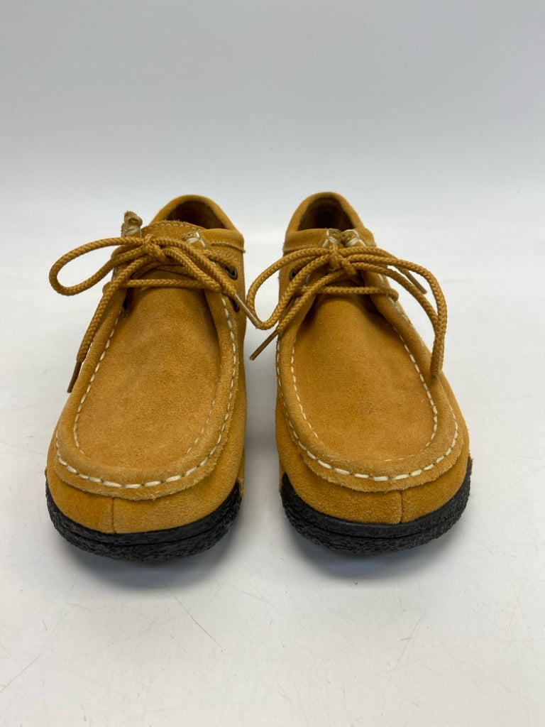 EU Shoe Size 37 Brown Lace-up Boots