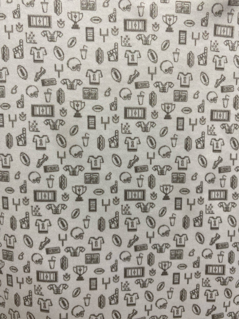 SIZE 4T White Taupe Print Polo Boy&