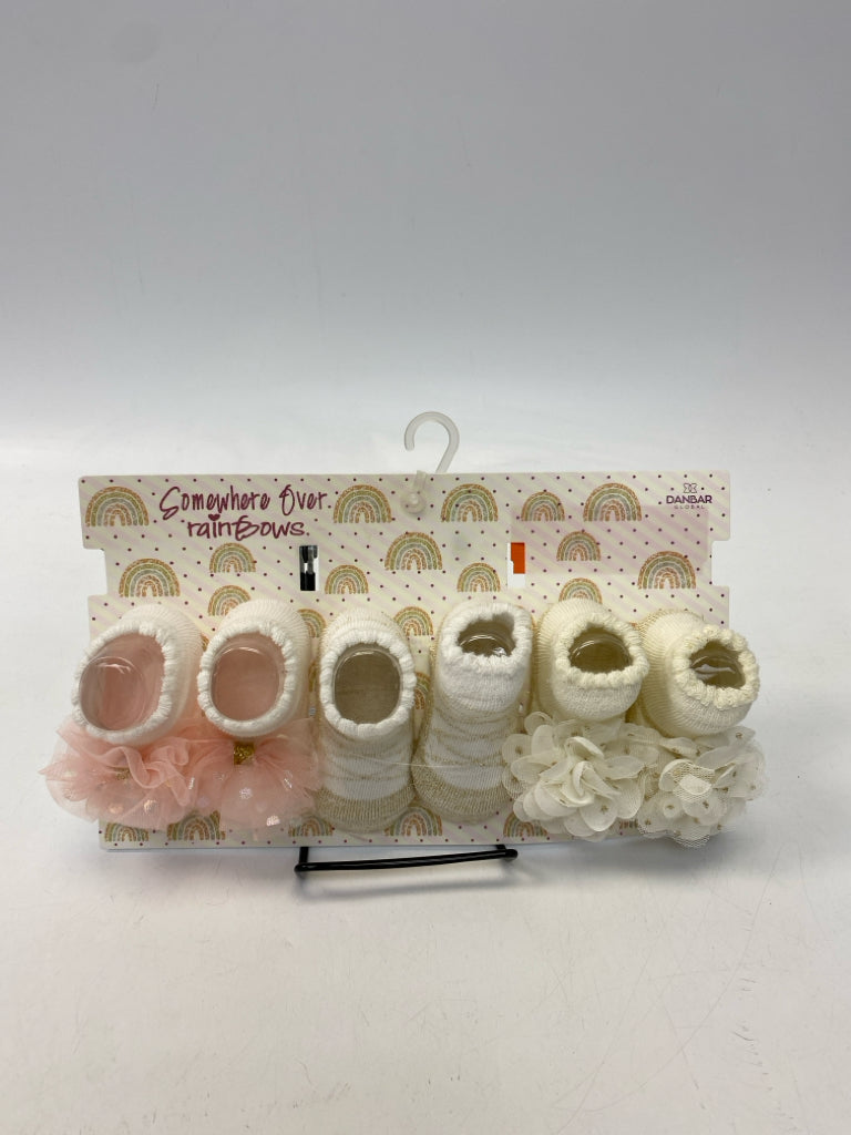 NEW/PKG SIZE NB Pink Cream Misc. Baby Gift