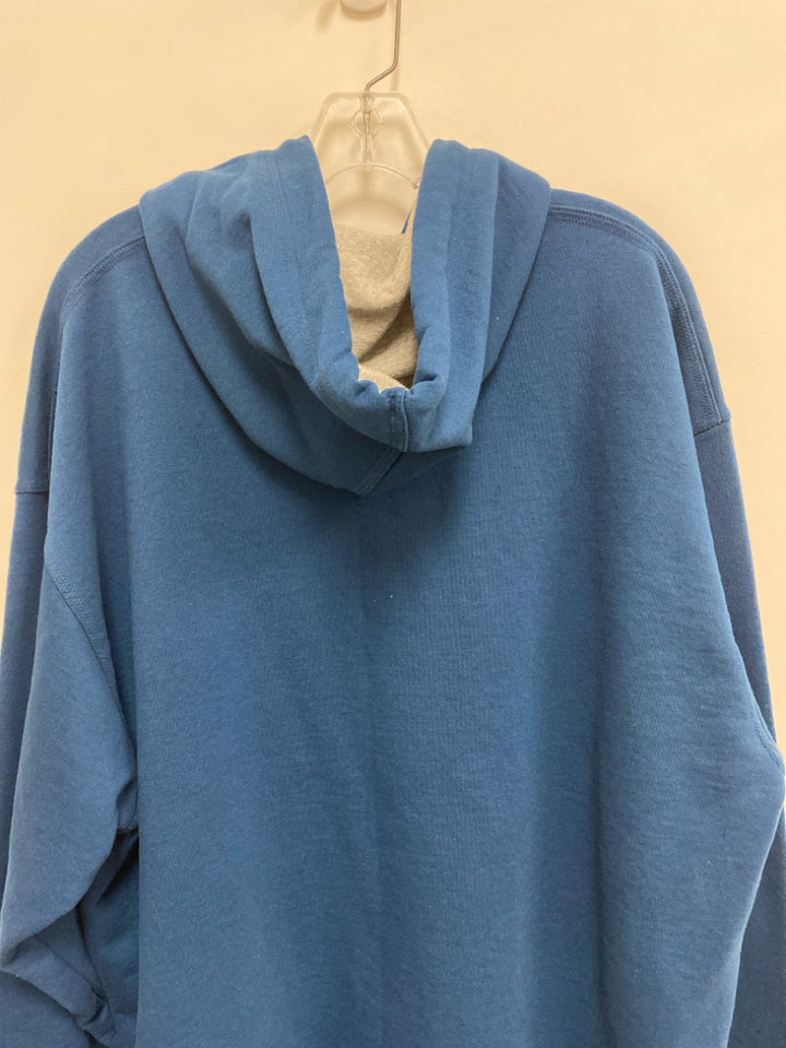 Champion Size 2X Navy Hooded Men&