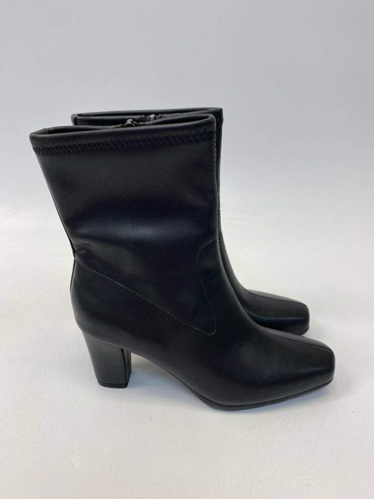NWT Aerosoles  Size 6.5 Black Side Zipper Boots