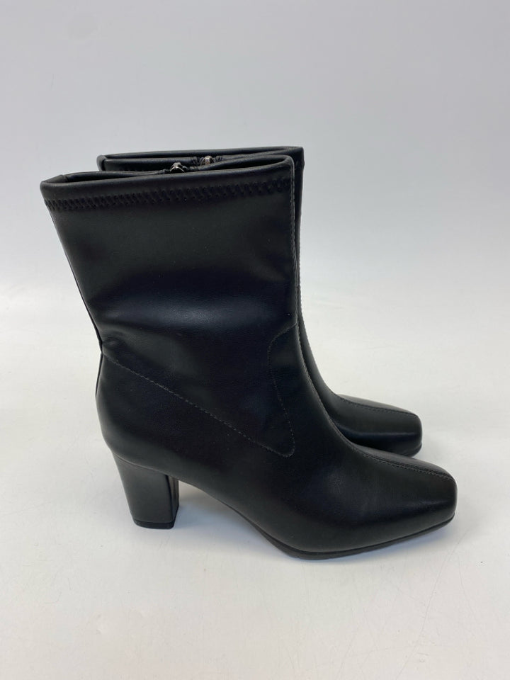NWT Aerosoles  Size 6.5 Black Side Zipper Boots