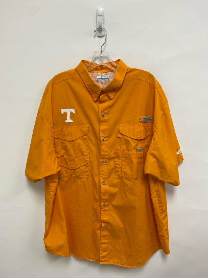 Columbia Size 2X Orange UT Men&