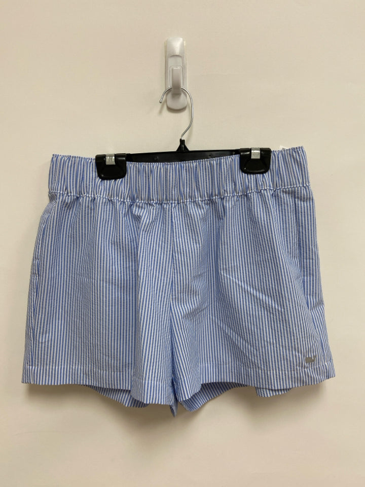 Vineyard Vines Size S Blue White Striped Ladies Lounge Shorts
