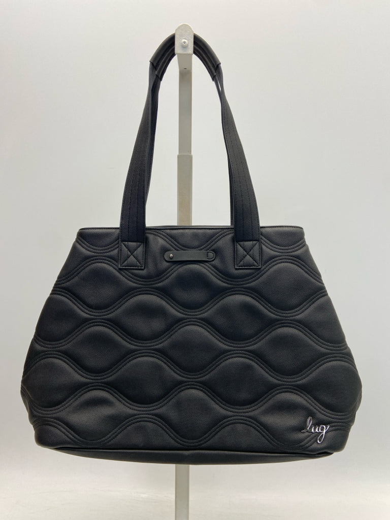 Lug Black Quilted Handbag