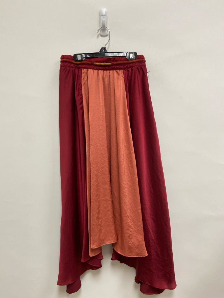 Lululemon Size XS Burgundy Dark Coral Satin Ladies Skirt