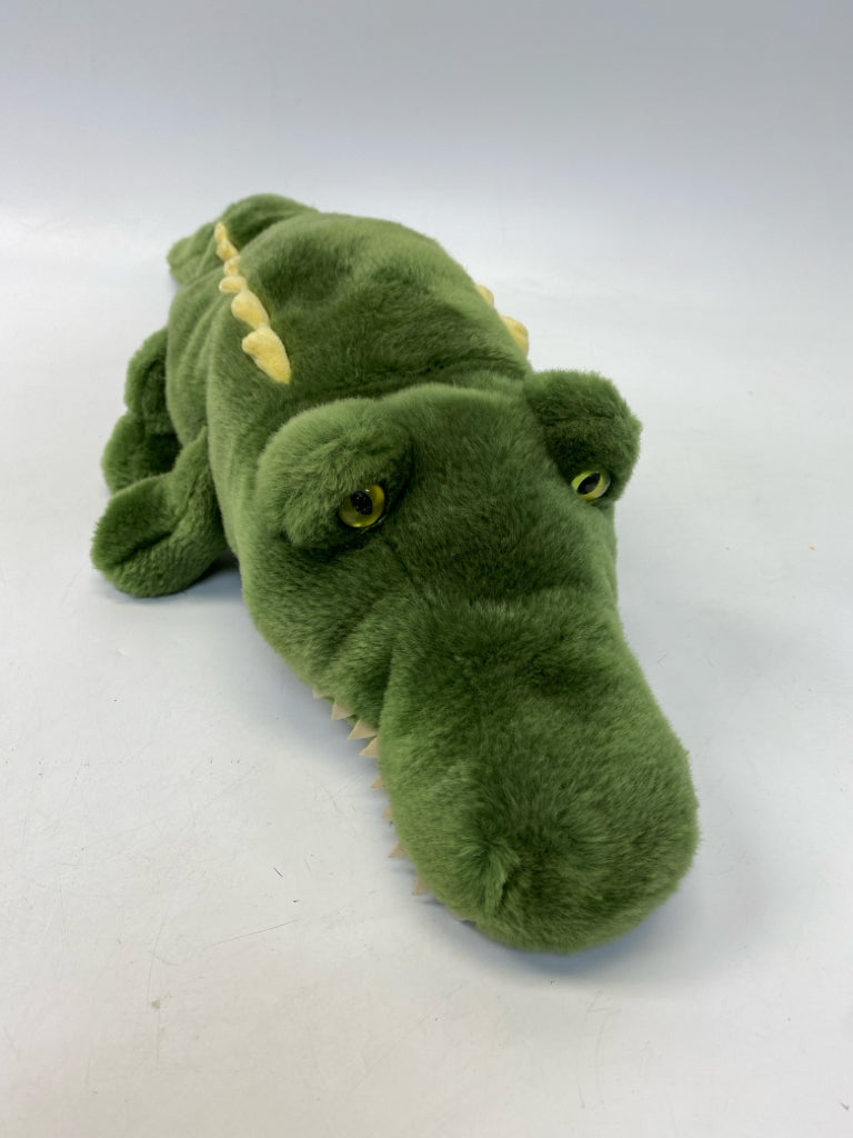 Green Crocodile Stuffed Puppet