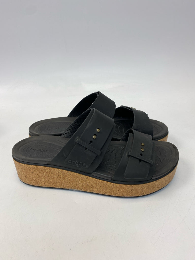 Crocs  Size 10 Black Sandals