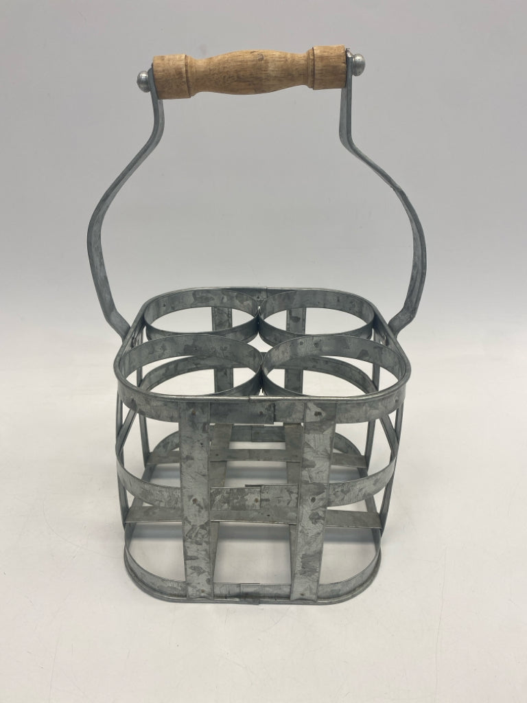 Silver Galvanized Metal Misc. Home Item