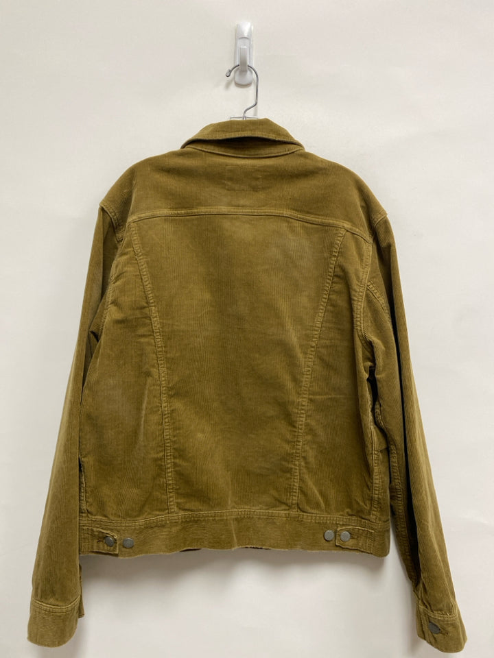 Polo Size L Camel Button Up Corduroy Men&