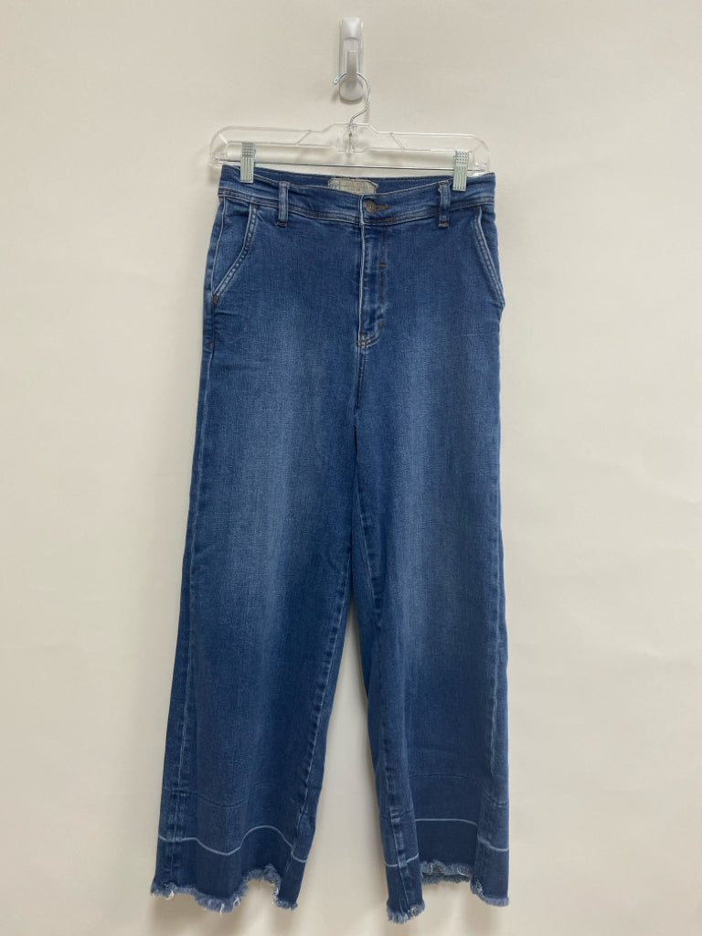 Free People Size 28 Blue Wide Leg Ladies Jeans