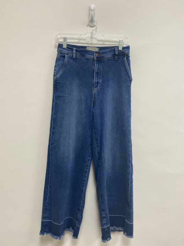 Free People Size 28 Blue Wide Leg Ladies Jeans