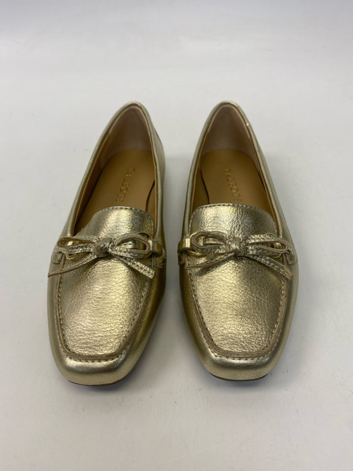 NWOT Talbots  Size 6.5 Gold Metallic Flats