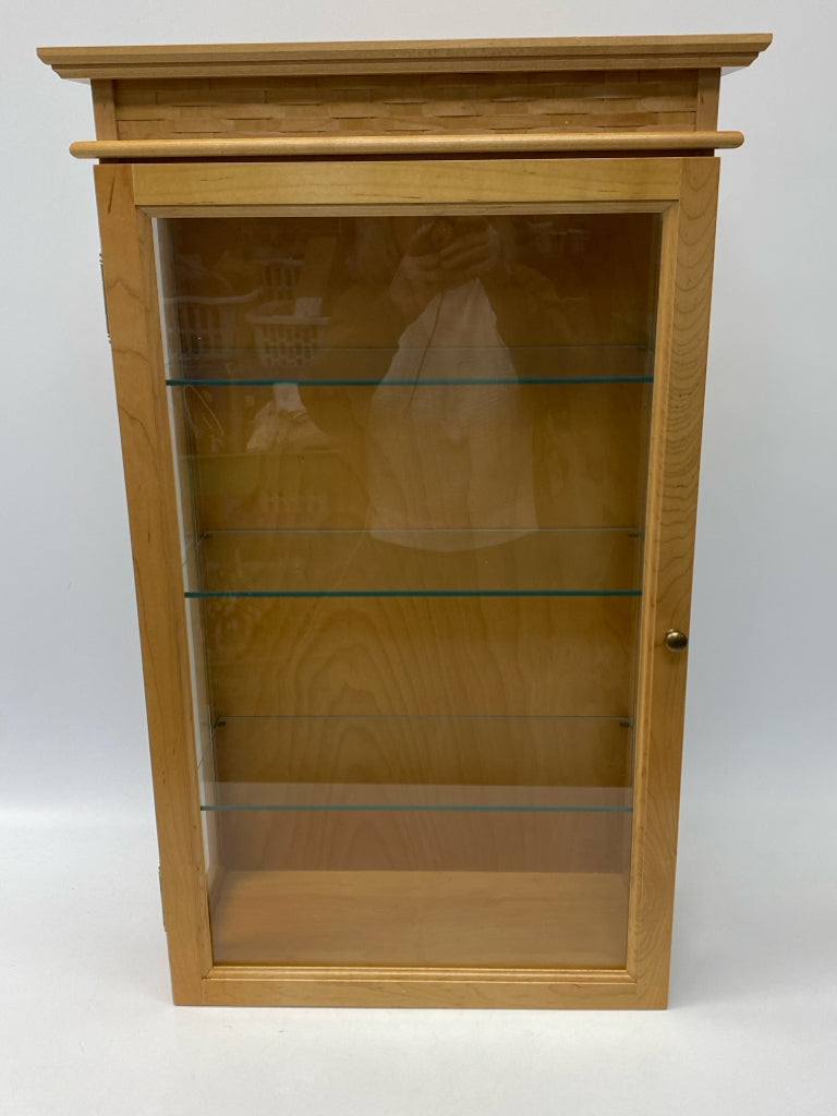 Longaberger Collectors Club Mini May Series Hanging Display Cabinet