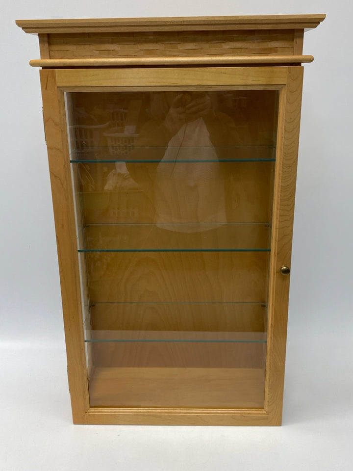 Longaberger Collectors Club Mini May Series Hanging Display Cabinet