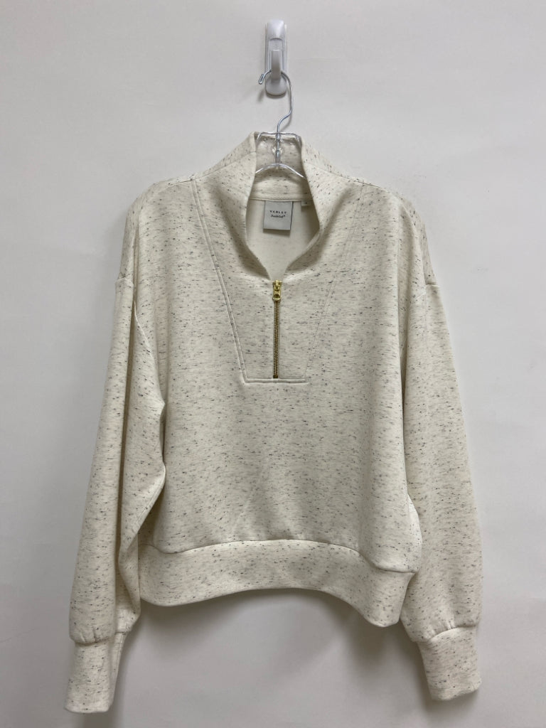 VARLEY Size M Cream Black Speckles Ladies Pullover