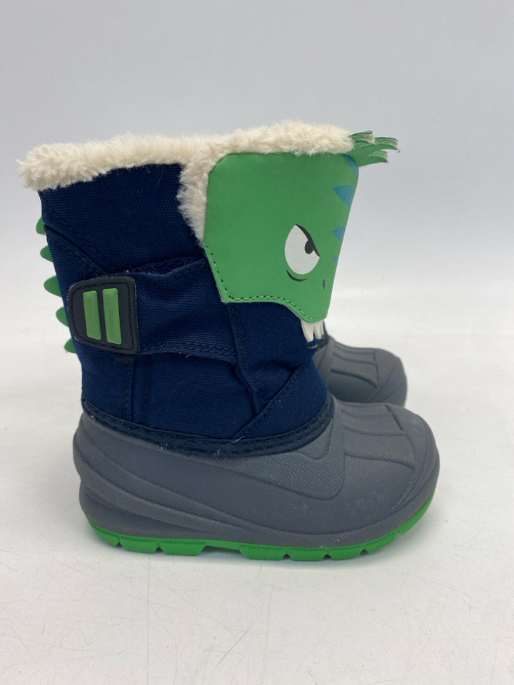 Cat &amp; Jack SIZE 6 Navy Green Dinosaurs Boy&