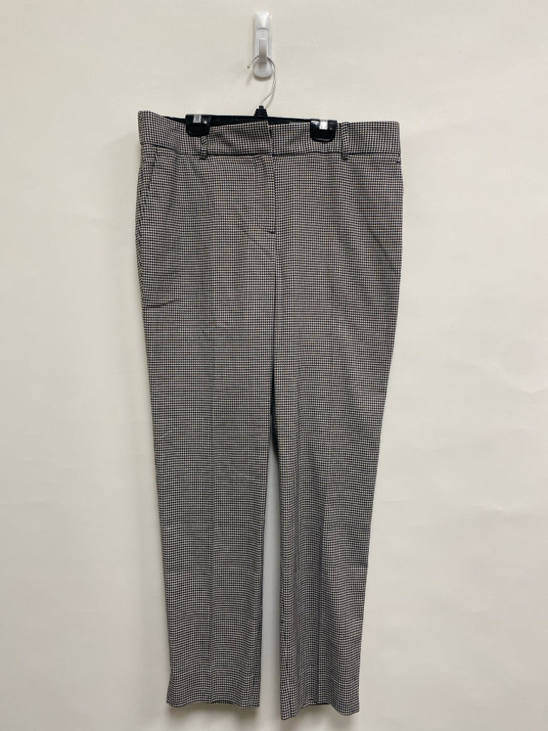 NWT Talbots Size 10 White/Black Houndstooth Ladies Pants
