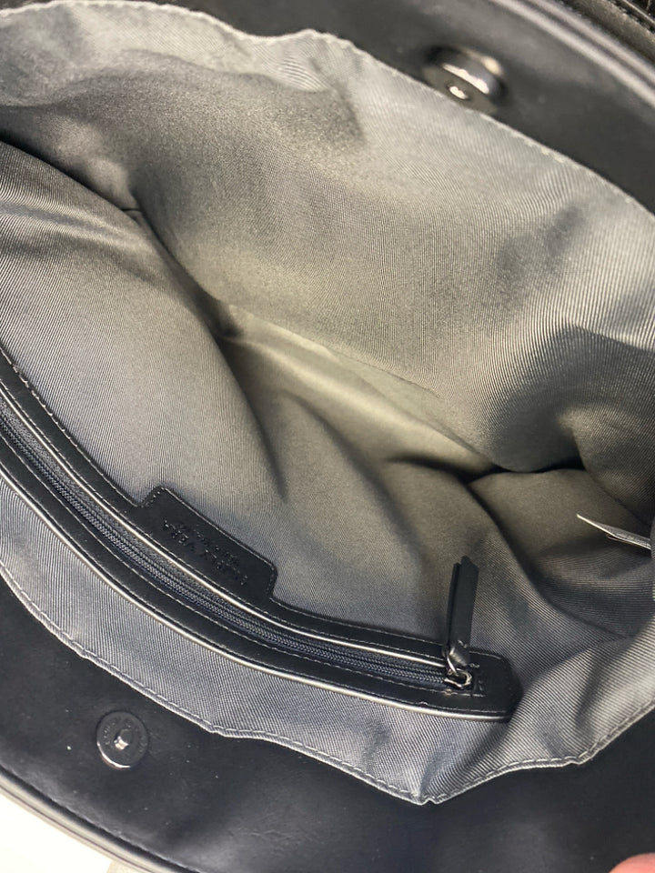 Simply Vera Black Embossed Handbag