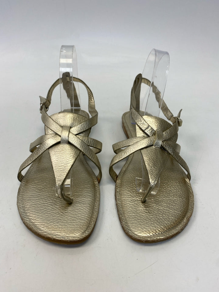 Banana Republic  Size 9.5 Gold Sandals