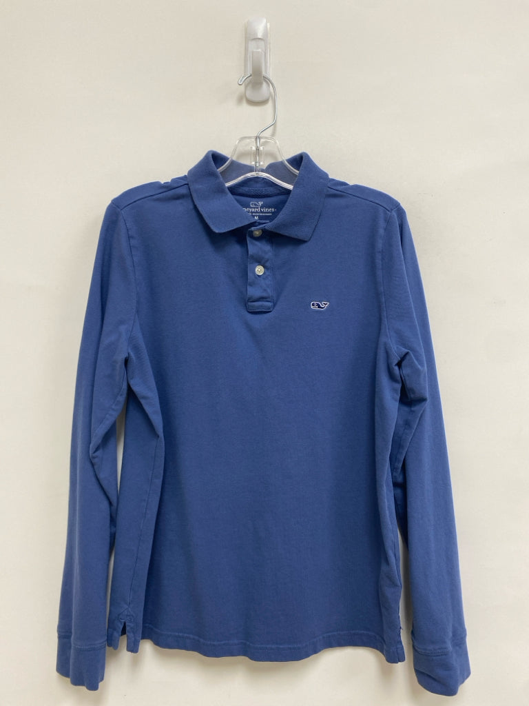 Vineyard Vines SIZE 12/14 Blue Long Sleeve Boy&