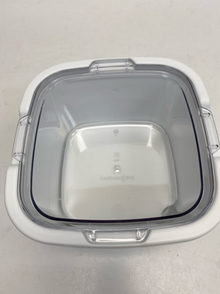 Pampered Chef White Clear Serving Piece