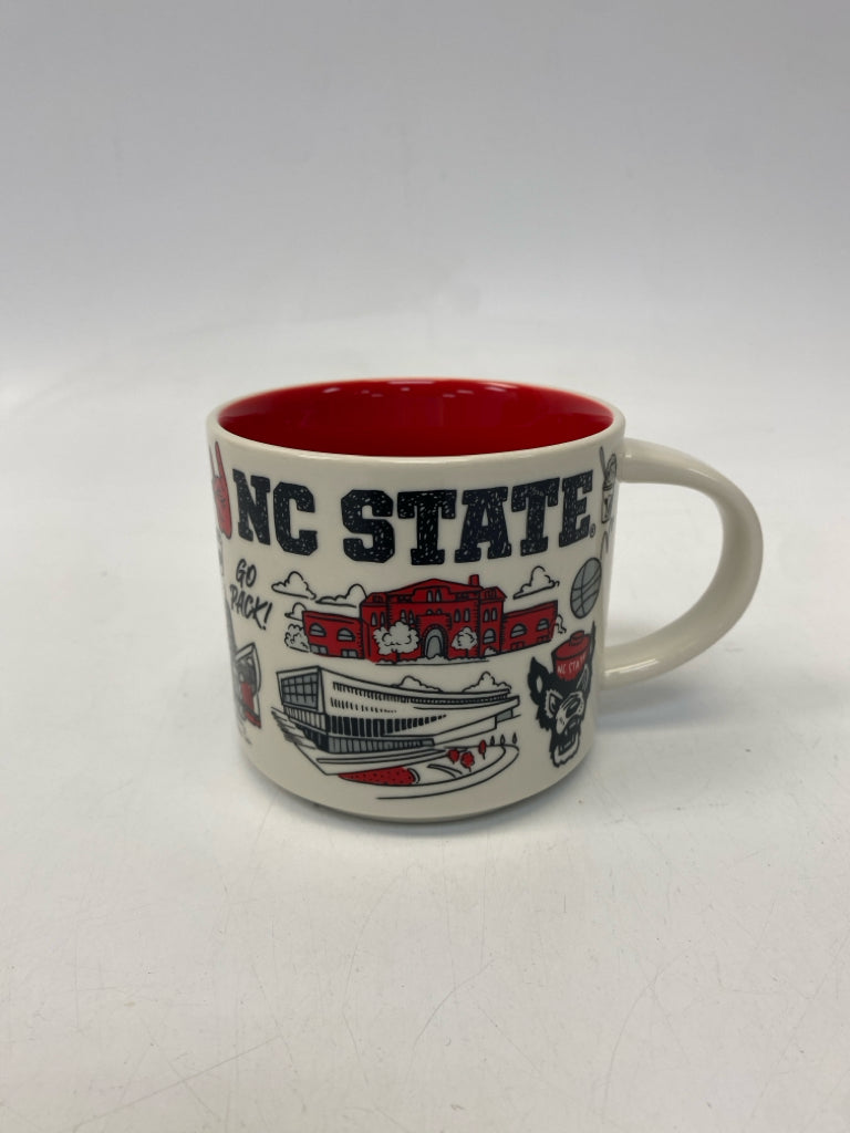 Starbucks White Red Coffee Mug