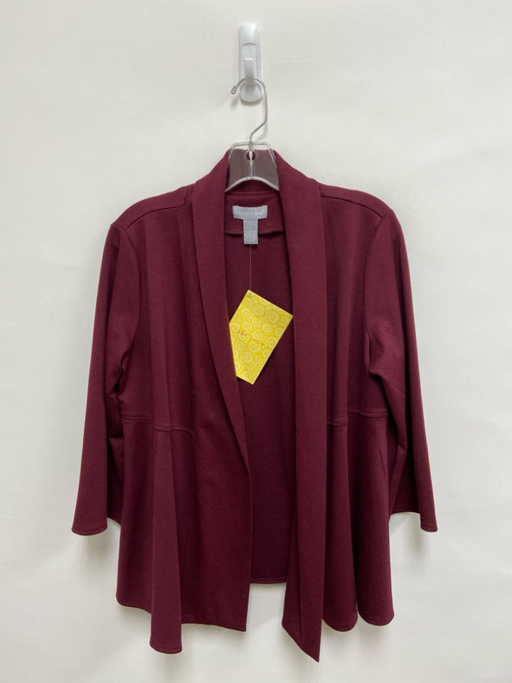 NWT Size S Maroon Drape Ladies Jacket