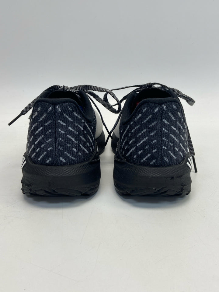 Brooks  Size 8.5 Gray Purple/Blk Lace-up Sneakers