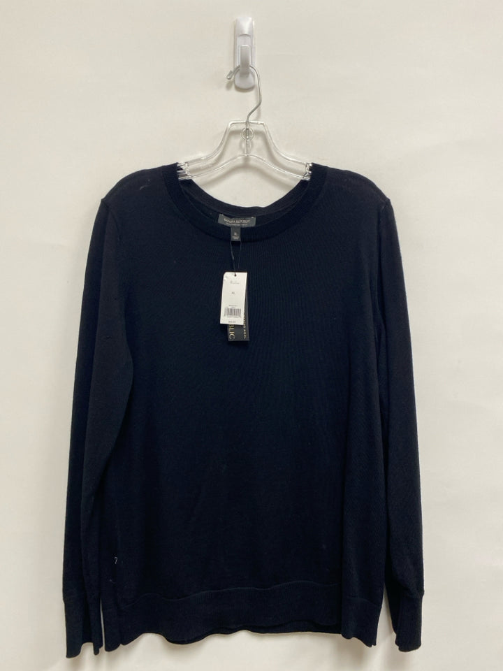 NWT Banana Republic Size XL Black Wool Ladies Sweater