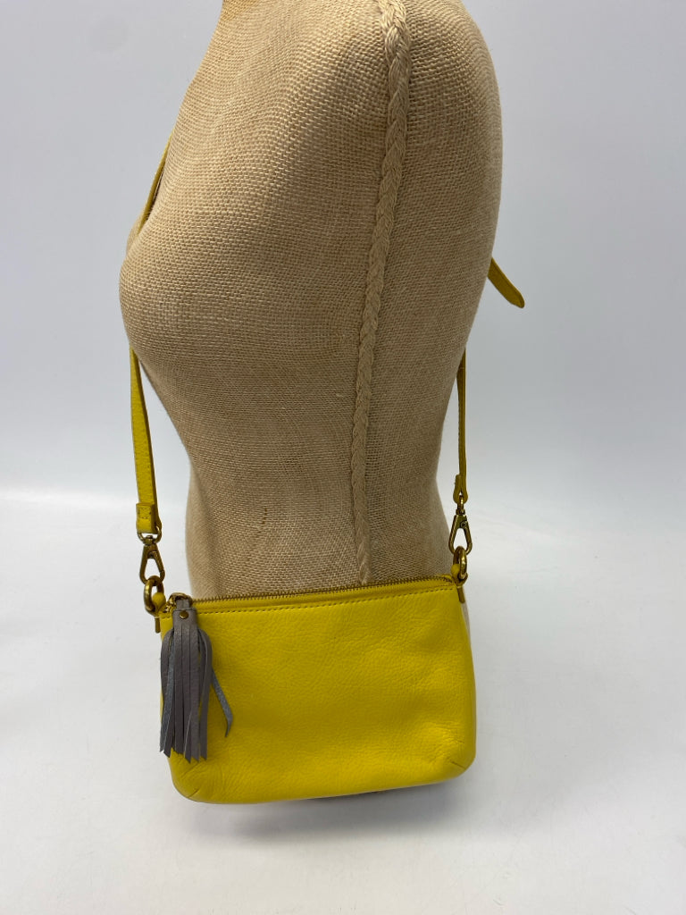 Fossil Yellow Crossbody