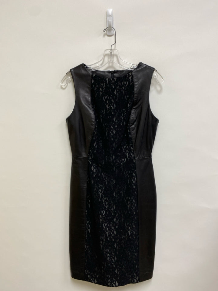 Antonio Melani Size 6 Black Sleeveless Lace Ladies Dress