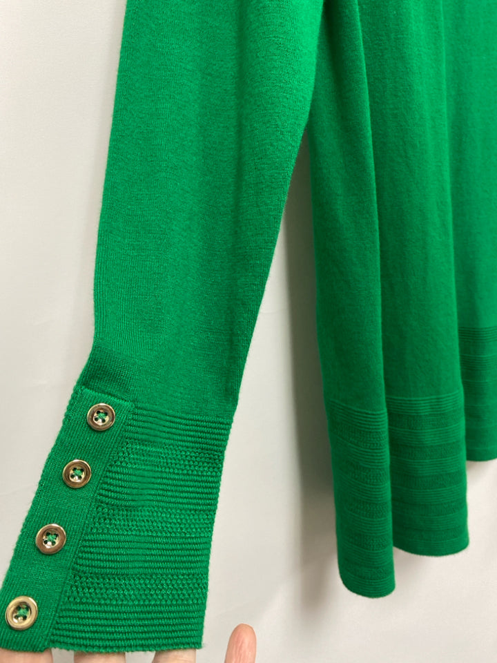 NWT Charter Club Size S Kelly Green Drape Ladies Sweater