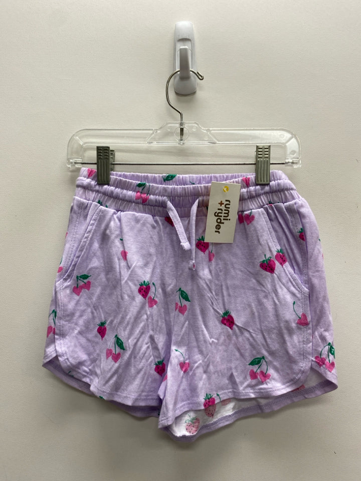 NWT rumi + ryder SIZE 8/10 Lavender Pink Strawberry Pull-on Girl&