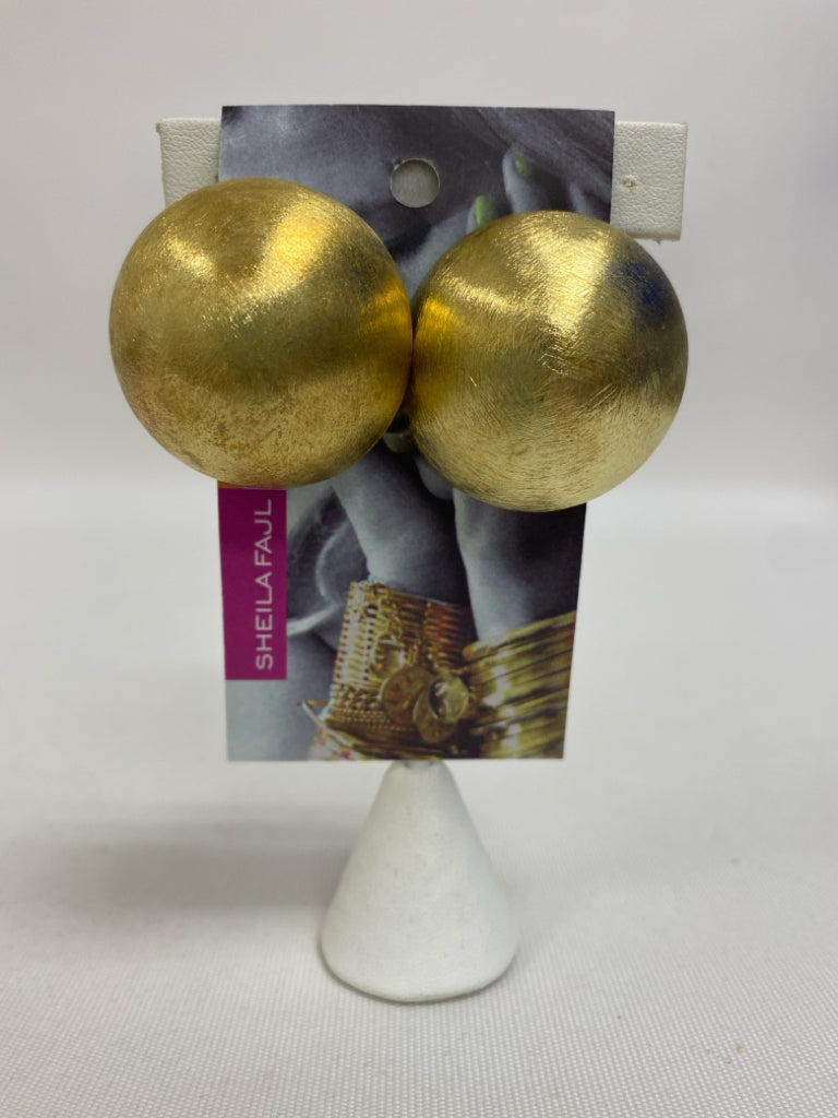 NWT Sheila Fajl Gold Color Earrings