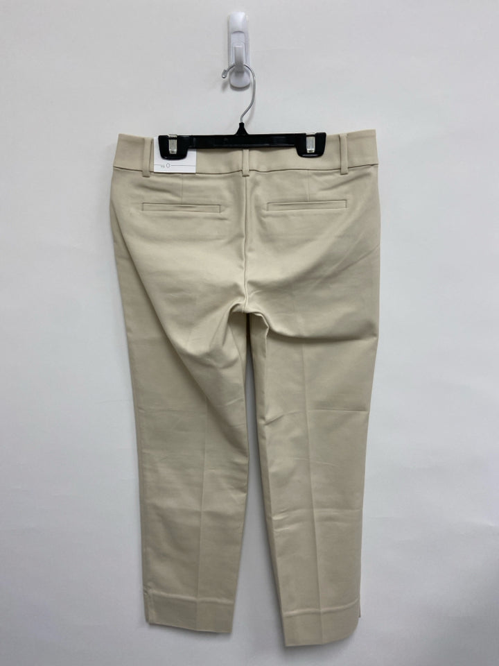 NWT LOFT Size 0 Khaki Ladies Capri