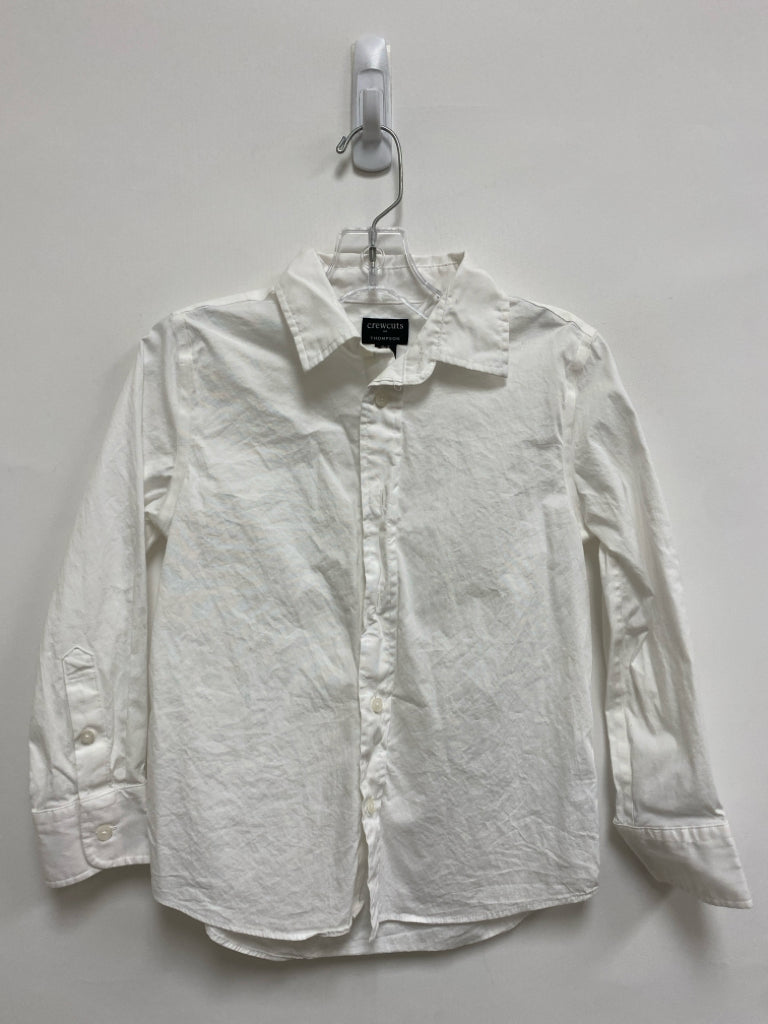 Crew Cuts SIZE 6/7 White Button Up Boy&