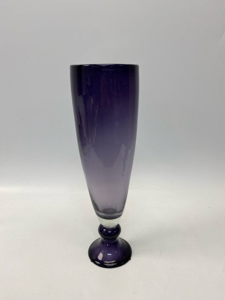 Purple Clear Vase