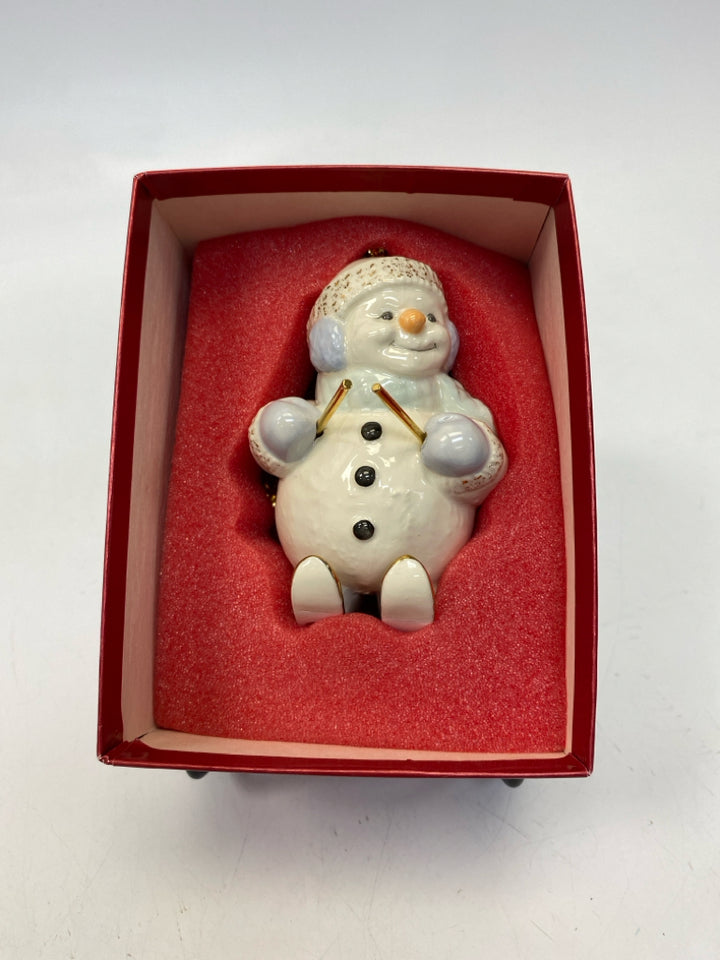 Lenox  Ornament Skiing Snowman